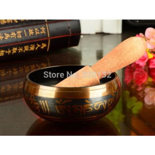 8" 19-18CM Diameter Bowls mens jewelry MEDITATION HEALING GENUINE GLORIOUS OLD YOGA RARE TIBETAN SINGING BOWL copper