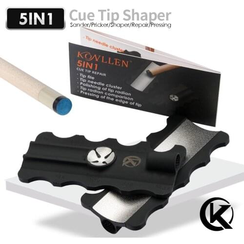 Billiard Pricker Tool Pool Cue5 In 1Tip Repair Tool Convenience Replacement Sander Shaper Change Professional Billiard Accessory