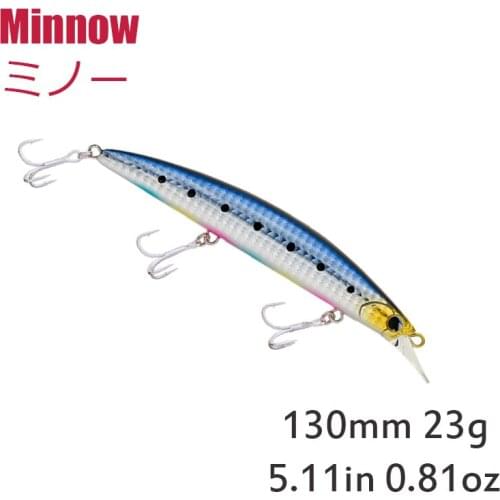 Minnow Fishing Lures Hard Bait Floating 23g/130mm Wobbler Suspend Fishing Lure Plastic Bass Pike Artificial Fishing Tackle