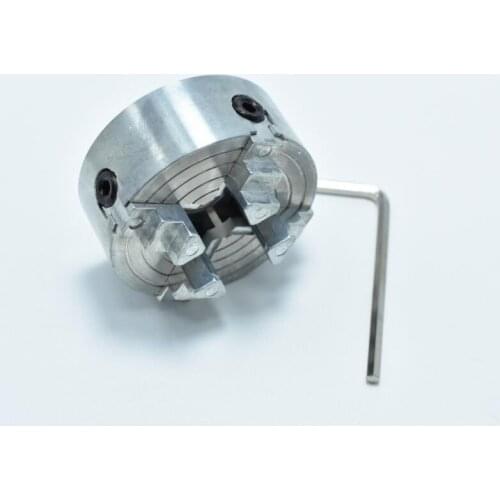 Four 4 Jaw Chuck Z011A for Metal Mini Lathe M12x1mm Threaded Back 1.8~56mm/12~65mm Mini Collet Lathe Accessory