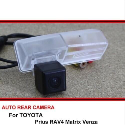 For TOYOTA Prius RAV4 RAV 4 Matrix Venza Car rear view camera trasera Auto reverse backup parking Night Vision Waterproof HD