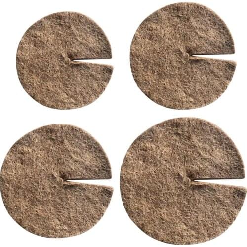 Gardening Grass Acupuncture Round Brown Flakes Mat Coconut Fibers Mulch Pad Tree Ring Mats Tree For Indoor Or Outdoor Protection