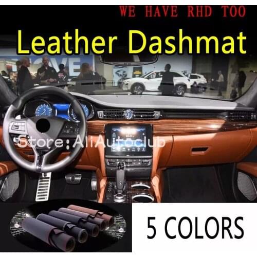 For Maserati quattroporte 2013 2014 2015 2016 2017 2018 2019 2020 Leather Dashmat Car Styling Covers Dash Mat Dashboard Carpet