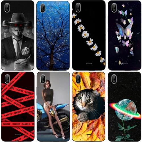 Fashion Soft silicone TPU Back Cover For BQ 6045L NICE Phone Funda Case For BQ 6045L Nice Cute Cartoon Case