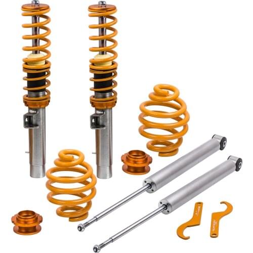 4 Pcs Coilovers for BMW E46 98-06 Sedan/Coupe/Wagon/Shock Absorber Lowering Kit
