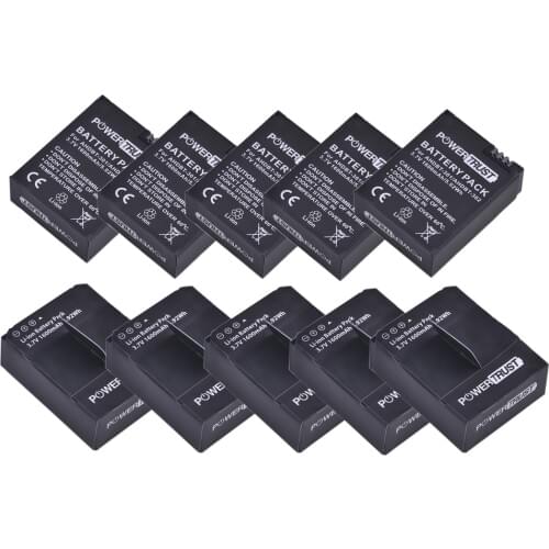 PowerTrust 10Pcs 1600mAh AHDBT 301 AHDBT-301 AHDBT301 Battery for Gopro HD HERO3/3 Go Pro AHDBT-201/AHDBT-301/AHDBT-302 Camera