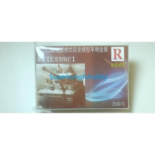 R-Model 35001K 1/35 Metal Track and Metal Pin WWII German Tiger Tank Early type