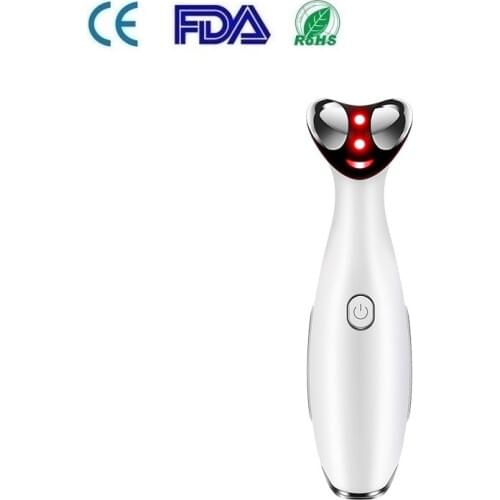 RF Beauty Eye Instrument Massager Hot Red Light Facial Vibration Anti Wrinkle Aging Eye LED 6 In 1 Multifunctional Beauty Device