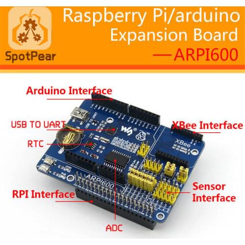 Raspberry Pi/For Arduino Expansion Module ADC/RTC/XBee