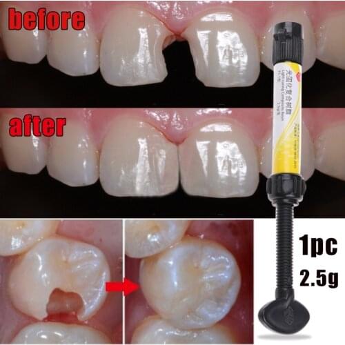 1Pcs Hot Dental Denfil Syringe Universal Composite Light Curing Resin Oral Care Light Cured Shade Micro Hybrid Composite
