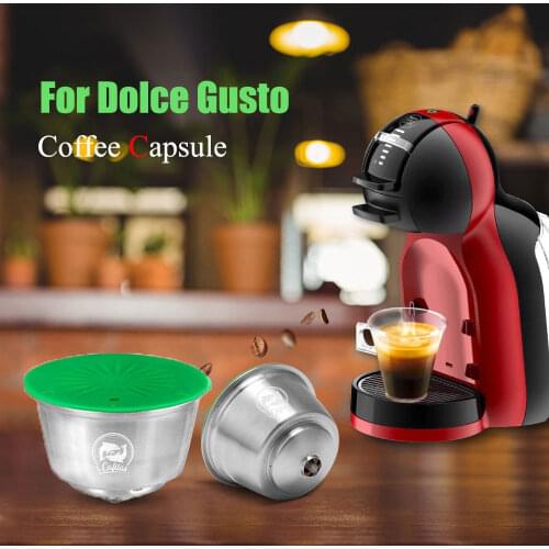 Compatible With Nescafe Dolce Gusto Reusable Coffee Capsule Cup Coffee Milk Crema Refillable Coffee Filter