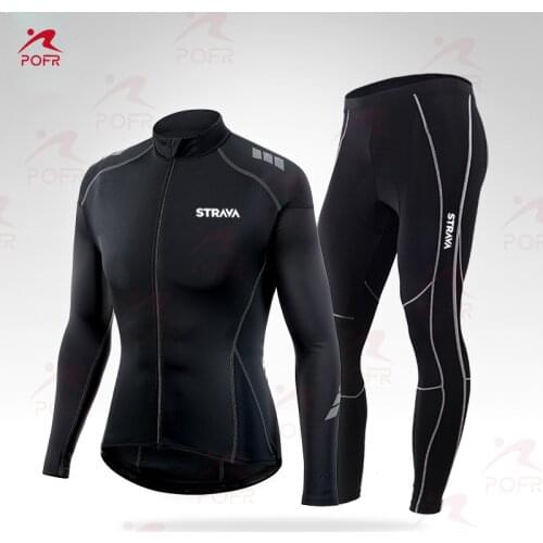 Strava cycling suits autumnnew cycling shirt with long sleeves mountain seniorroad cycling clothing jersey camisa masculina mtb