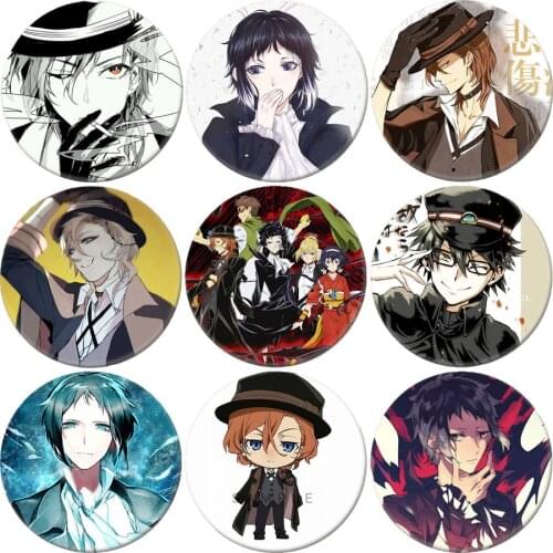 Japanese Anime Stray Dogs Nakajima Atsushi Brooch Cosplay Badge Backpacks Clothes Women Girl Gift Drop Shipping WHYQ