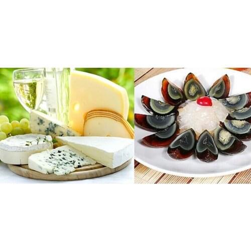 ZISIZ Hot Sale Cooking Tools 2in1 Cut Multifunction Kitchen Egg Slicer Sectione Cutter Mold Flower Edges Gadgets Tools