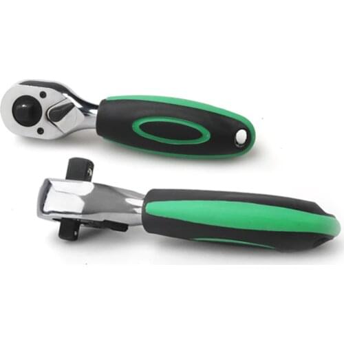 1PCS 1/2"3/8"Mini Ratchet Wrench Batch Head Handle Small Fly Socket Wrench Double-Ended Torque Wrench Spanner Hand Repair Tools