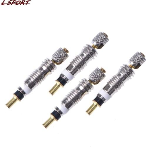 4Pcs Valve Core Presta To Schrader French Air Pump Bicycle Bike Valve And Removal Tool