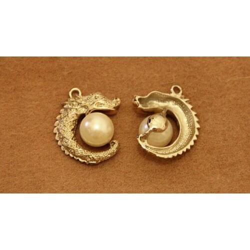 Free shipping 5pcs/lot Delicate aureate faucet imitation pearl accessories buttons monopoly shoes bag hang pendant jewelry