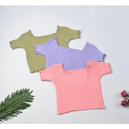 Bigsweety Women's Knitted T-shirts
