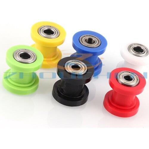 Red ID 8mm Red ATV Pulley Tensioner Chain Roller For Chinese Pit Dirt Bike Coolster SSR IMR Motorcycle Motocross
