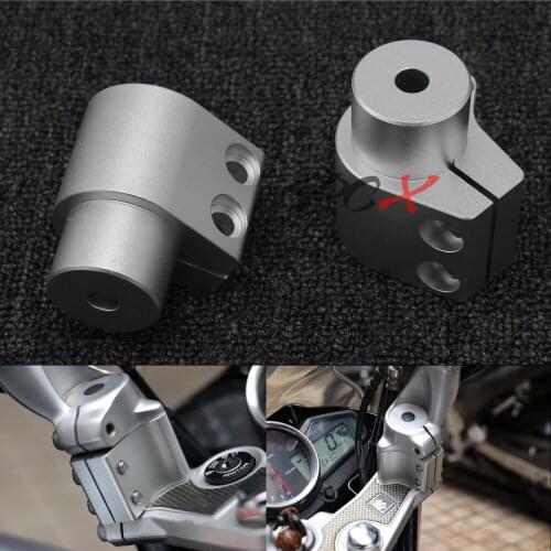 For SUZUKI GW 250 INAZUMA 250 2011-2017 Motorcycle Accessories CNC Handle Bar Clamp Raised Extend Handlebar Mount Riser