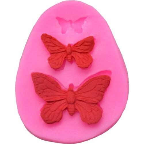Butterfly Mold Silicone Baking Accessories DIY Candy Chocolate Mould Fudge Cake Decoration Tool Handmade Soap Forming Mould