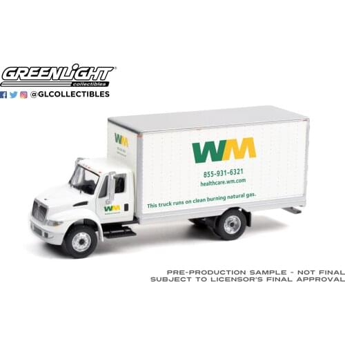 GreenLight 1:64 2013 International Durastar Box Van Alloy Metal Diecast Cars Model Toy Vehicles For Children Boy Toys gift
