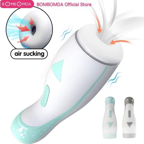 Air Sucking Masturbator Cup Automatic Vibration Male Masturbator Heating Penis Massage Blowjob Aircraft Cup Oral Sex Toy For Man
