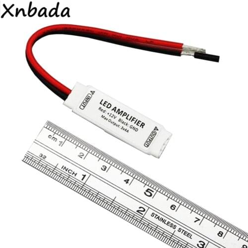 Mini RGB/RGBW Led Amplifier Controller Common Anode 3CH/4CH For SMD 3528 5050 Led Strip Lighting