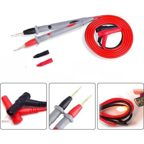 Oauee Multimeter Probe Test Leads Pin for Digital Multimeter Needle Tip Multi Meter Tester Lead Probe Wire Pen Cable 20A 1000V