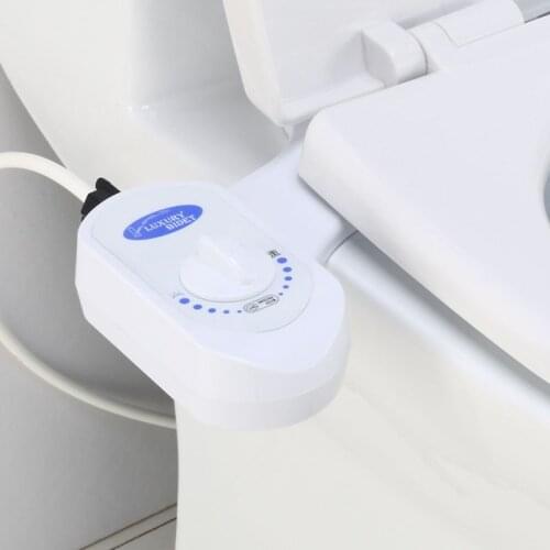 Bidet Sprayer Bidet Toilet Seat Attachment Self Cleaning Single Nozzle Fresh Water Spray Non-Electric for Home White Cleaning