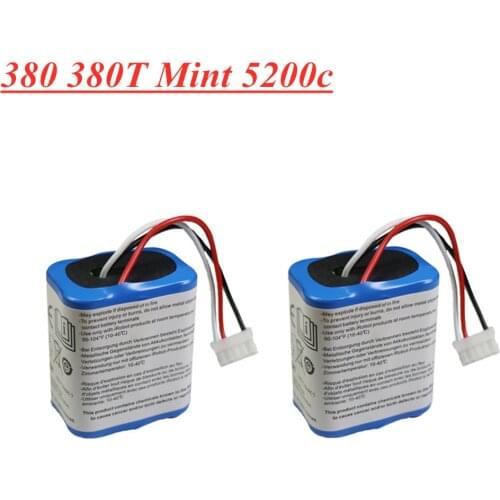 7.2V 2500mAh Ni-MH Battery for irobot braava 380T 380 390T Mint 5200 5200B 5200C 7.2v Rechargeable battery