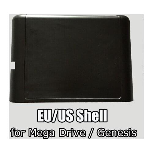 Newest EU/US shell Sega MD case for 16bit Sega Mega Drive Genesis system 2Pcs/Lot