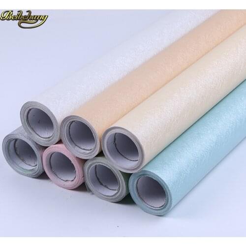 Beibehang 60X500cm Waterproof Self-adhesive Wallpaper kitchen PVC sticker silk waterproof wall paper for living room home decor
