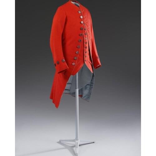 Cosplaydiy Custom Made French 18th Century Cosplay Cost Jacket Adult Mens Medieval Evening Suit Coat L320