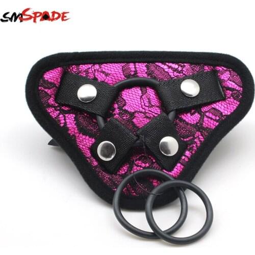 Smspade Bondage Lace Strap-On Harness Dildo Toys Sex For Couples Sex Bondage Restrain Sexy Games Play Sex Game Harness Men Dildo