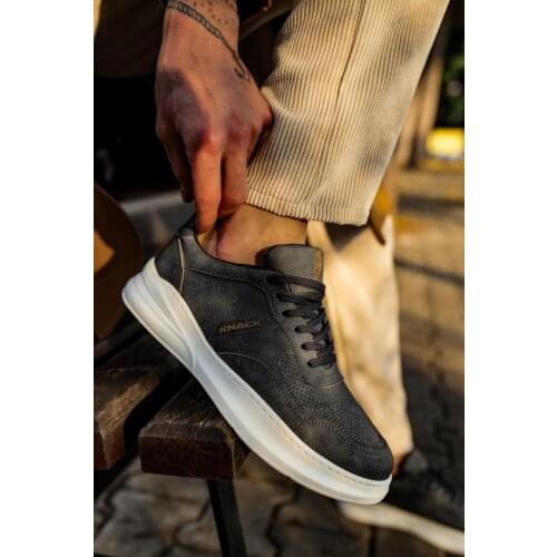 Knack Casual Male Shoes Gray Color Trend Fashion Shoes 2021 Stylish Design Flexible Building Casual Shoes Original Brand 707
