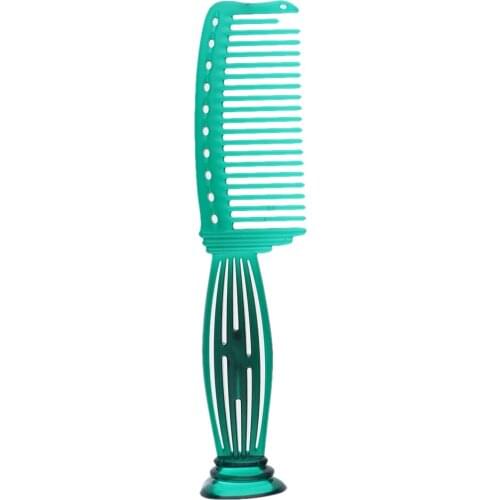 Wide-tooth Smooth Comb Plastic Detangling Hairbrush For Reducing Hair Loss
