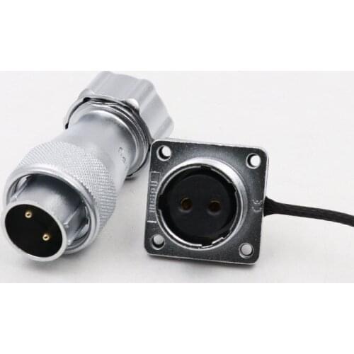 WEIPU WS20 TP+Z M20 2 3 4 5 6 7 9 12 Pin Circular Connector Waterproof Metal Industrial Power Connectors Male Plug Female Socket
