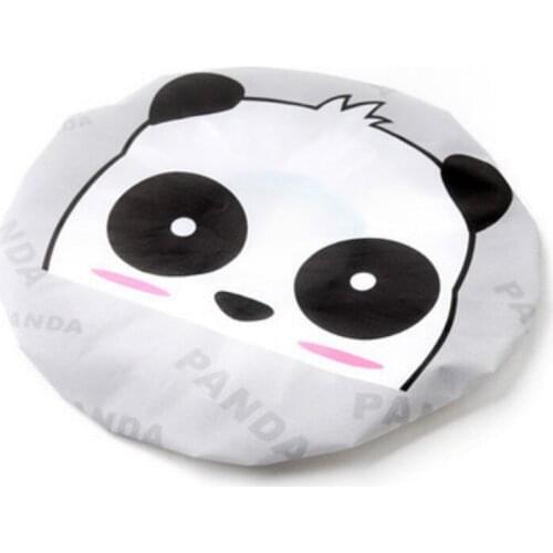 1pcs Panda Baby Tub Baby Safe Baby Kids Hat Baby Shower Protect Eyes Hair Wash Children Waterproof Cap