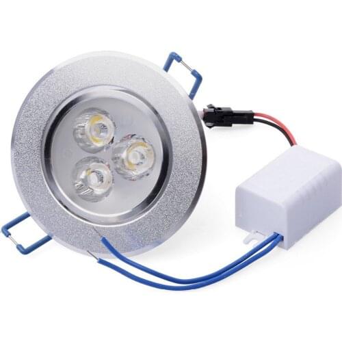 1Pcs Ultra Bright LED Downlight 9W 15W 21W LED Panel Light Ceiling Lamp AC85-265V With Adapter LED Indoor Light For Home