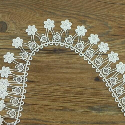 Lace trim fabric 1yard/pack DIY sewing fabric accessories (water soluble lace,cotton lace,gauze embroidered lace