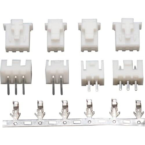 10sets XHB2.54 plastic shell with lock 2.54mm 2/3/4/5/6/7/8/9/10-14P Straight Pin Curved Pin + Housing + Terminal for PCB Car