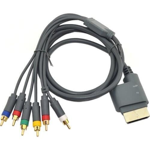 10pcs Component Cord AV Audio Video Cable Adapter for Xbox 360