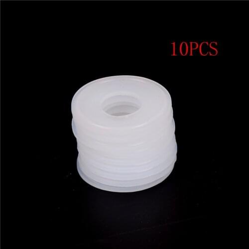 10pcs Fit 25mm Pipe O/D Sanitary Fit 1" Tri Clamp Silicone Sealing Strip Gasket Ring Washer For Homebrew Outer Diameter 50.5mm