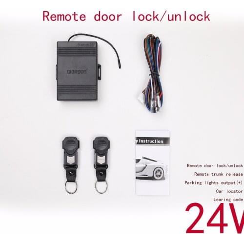 24v For Truck Keyless Entry Central Locking/unlock Android/iso App Remote Control With Car Alarm System Universal Alarma Auto