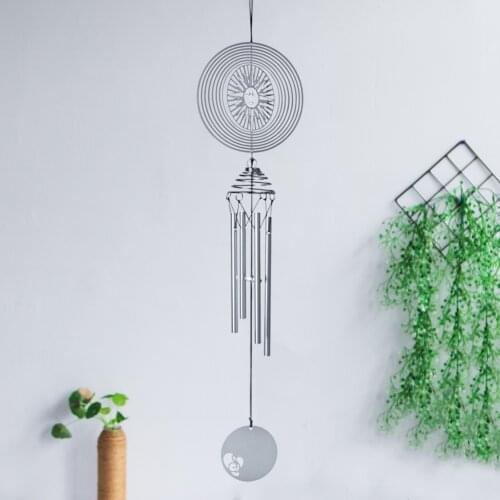 3D Rotating Wind Chime Stainless Steel Rotating Beautiful Garden Decoration Pendant For Gardens Terraces And Balconies