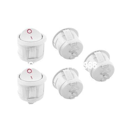 AC 250V 3A 125V 6A SPST 2P 2 Position Panel Mount Boat Rocker Switch