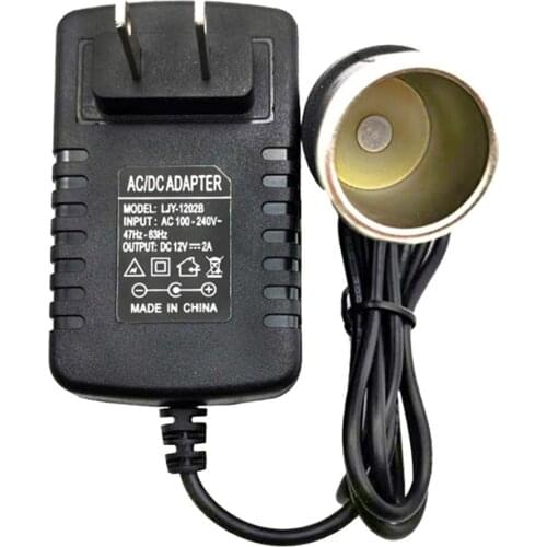 Household 110-220V AC to 12V DC Car Cigarettes Lighter Adapter Socket Converter