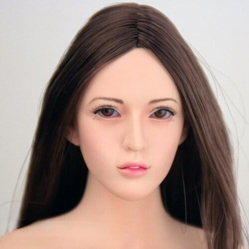 Wonder 1/6 WLS001V2 Luna V2.0 Beauty Girl Head Sculpt (moveable eyes) for 12inch Action Figure DIY