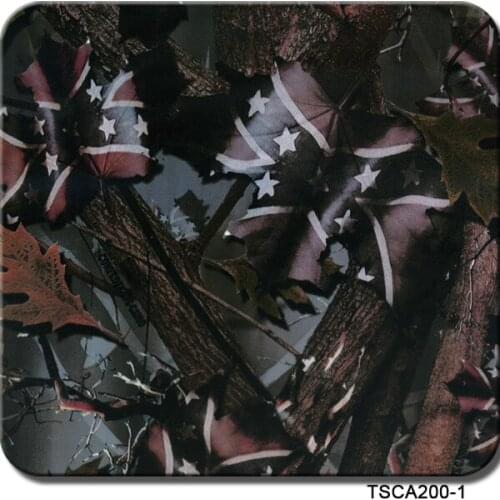 CS-GW200-1 1mX10m New Hydrographic Flag Tree Water Printing Film Pattern Water Transfer Printing Film